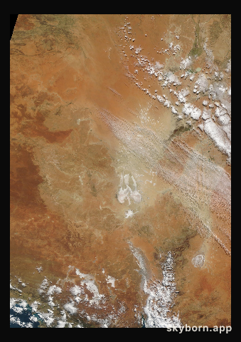 The Earth on 20 June 2020 · Lake Eyre, Australia