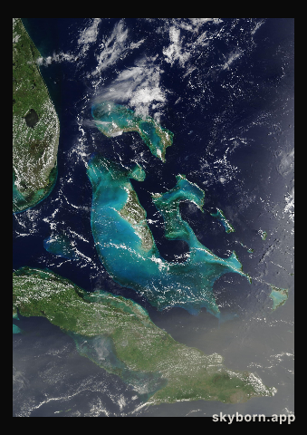 The Earth on 23 June 2020 · Bahamas