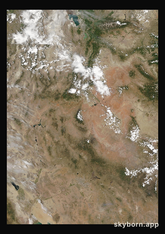 The Earth on 24 June 2020 · Colorado Plateau