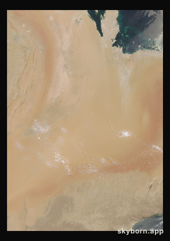 The Earth on 25 June 2020 · Empty Quarter, Arabia