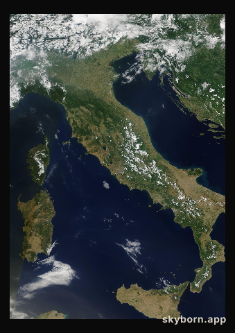 The Earth on 26 June 2020 · Italy and the Adriatic
