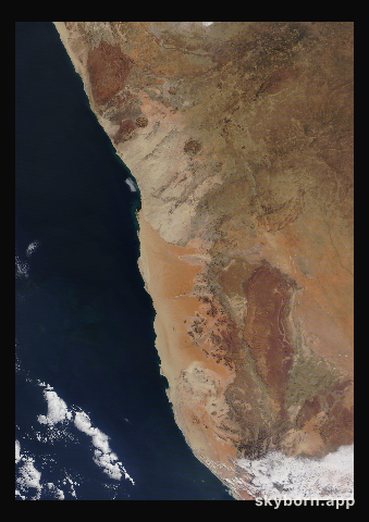 The Earth on 28 June 2020 · Namib Desert