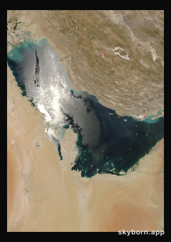 The Earth on 30 June 2020 · Persian Gulf