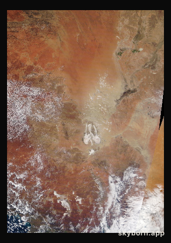 The Earth on 12 July 2020 · Lake Eyre, Australia