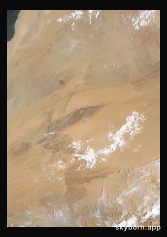 The Earth on 19 July 2020 · Eye of the Sahara, Mauritania