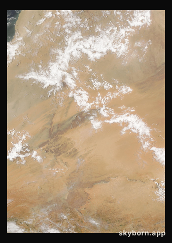 The Earth on 21 July 2020 · Eye of the Sahara, Mauritania