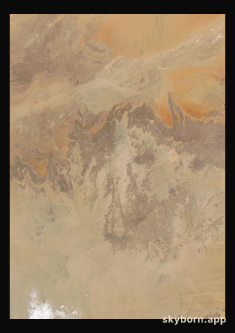 The Earth on 24 July 2020 · Sahara, Algeria