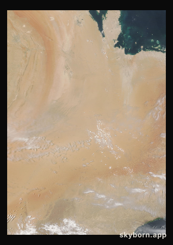 The Earth on 14 August 2020 · Empty Quarter, Arabia