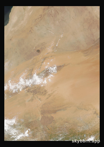 The Earth on 29 August 2020 · Eye of the Sahara, Mauritania