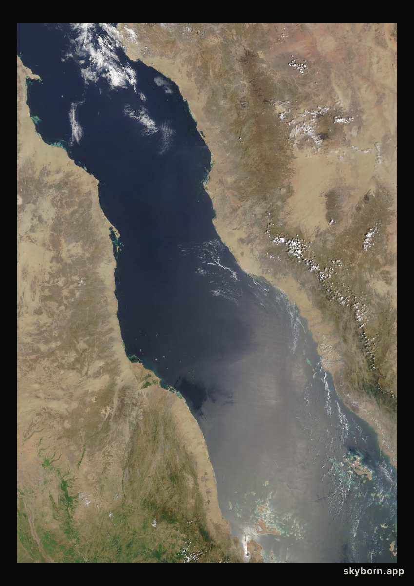 The Earth on 5 September 2020 · Red Sea