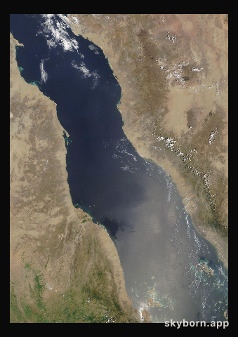 The Earth on 5 September 2020 · Red Sea