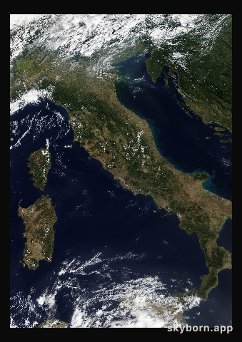 The Earth on 6 September 2020 · Italy and the Adriatic
