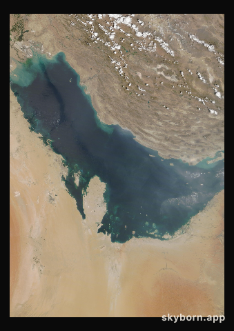 The Earth on 9 September 2020 · Persian Gulf