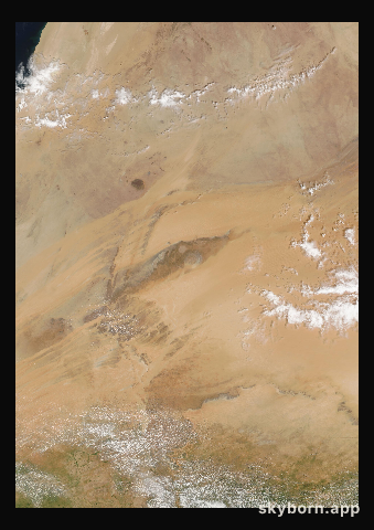 The Earth on 12 September 2020 · Eye of the Sahara, Mauritania