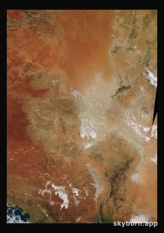 The Earth on 14 September 2020 · Lake Eyre, Australia