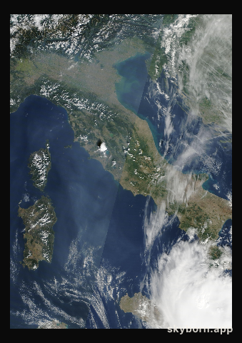 The Earth on 16 September 2020 · Italy and the Adriatic