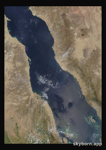 The Earth on 21 September 2020 · Red Sea