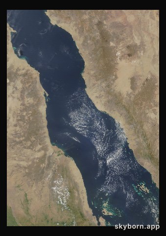 The Earth on 25 September 2020 · Red Sea