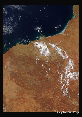 The Earth on 26 September 2020 · Pilbara, Western Australia