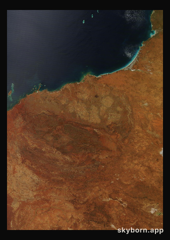 The Earth on 27 September 2020 · Pilbara, Western Australia