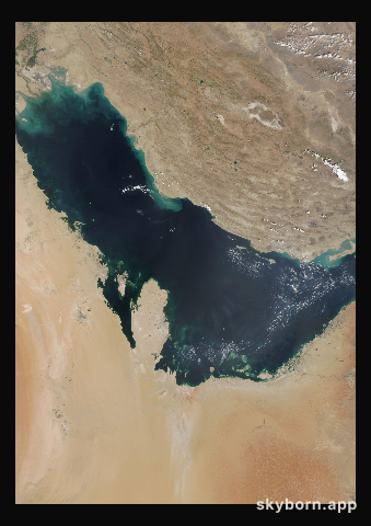 The Earth on 29 September 2020 · Persian Gulf