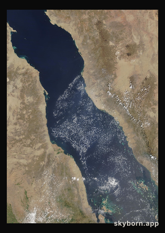 The Earth on 30 September 2020 · Red Sea