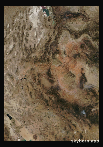 The Earth on 1 October 2020 · Colorado Plateau