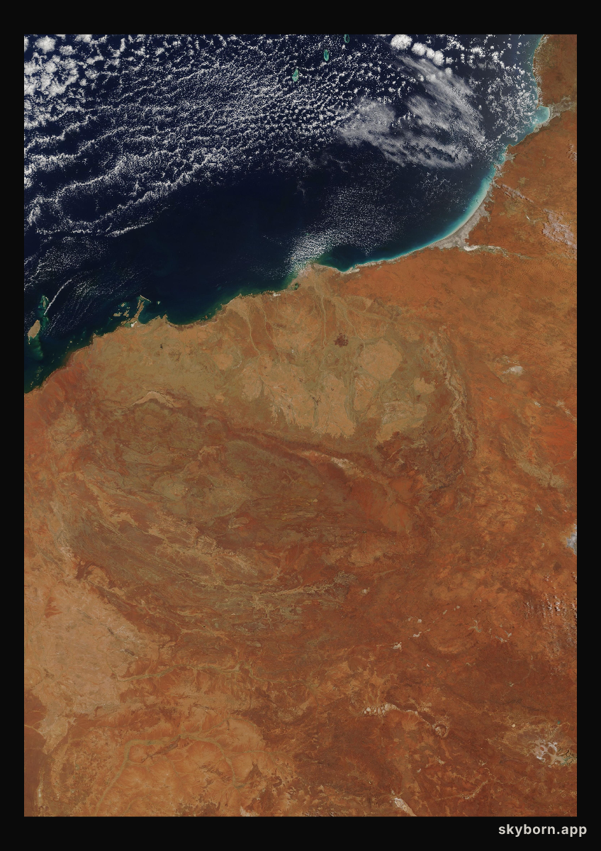 The Earth on 26 October 2020 · Pilbara, Western Australia