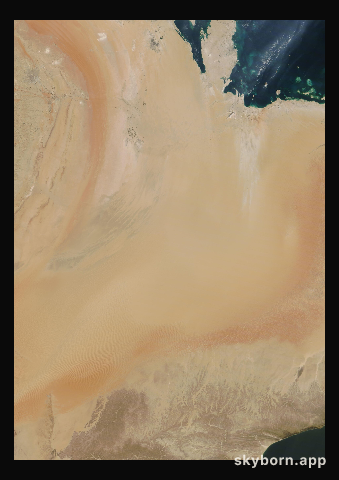 The Earth on 27 October 2020 · Empty Quarter, Arabia