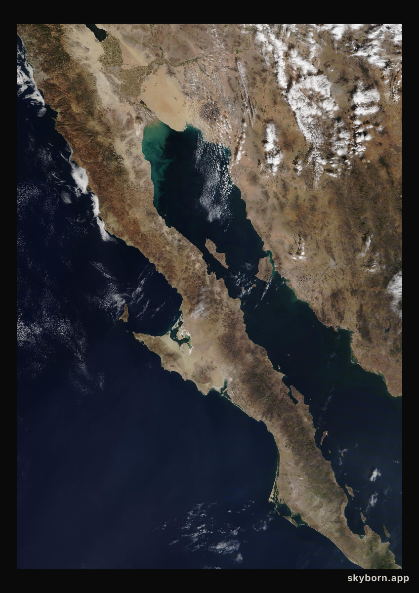 The Earth on 2 November 2020 · Baja California