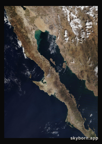 The Earth on 2 November 2020 · Baja California