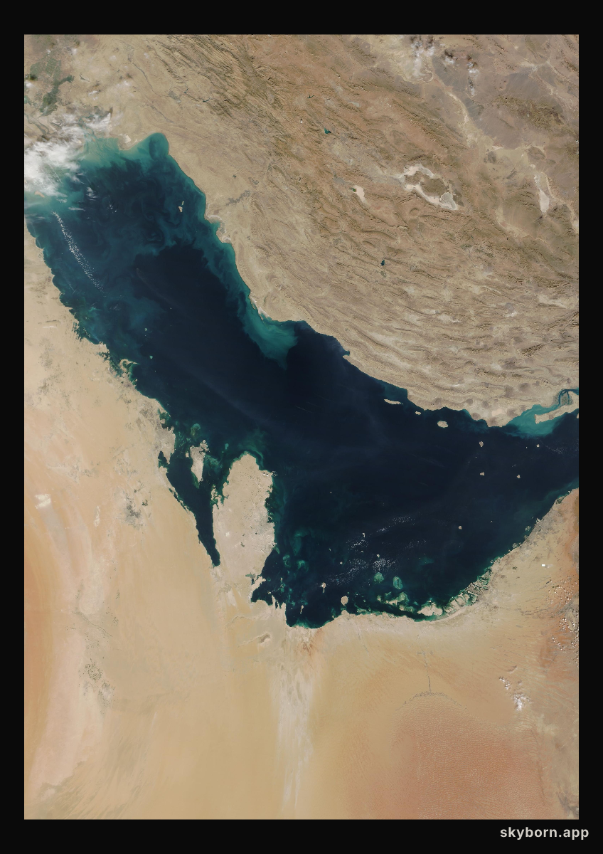 The Earth on 9 November 2020 · Persian Gulf