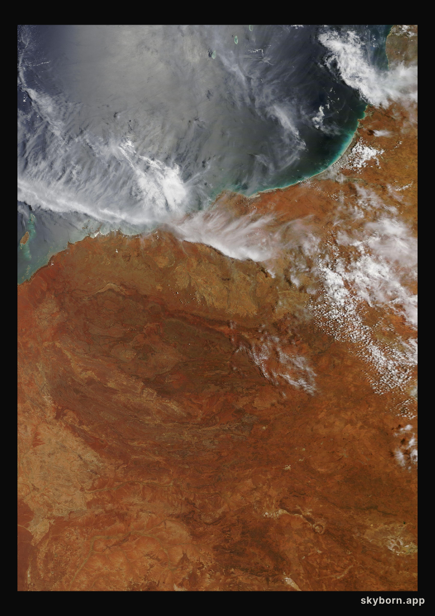 The Earth on 23 November 2020 · Pilbara, Western Australia