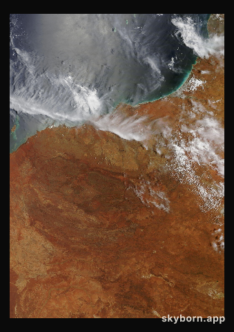 The Earth on 23 November 2020 · Pilbara, Western Australia