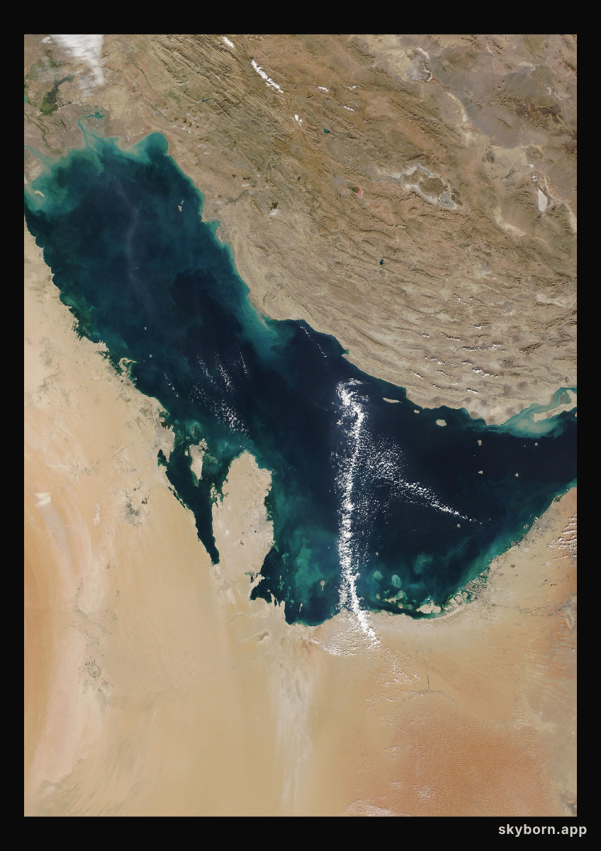 The Earth on 25 November 2020 · Persian Gulf