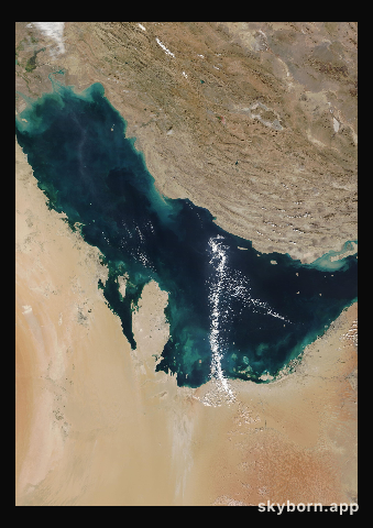 The Earth on 25 November 2020 · Persian Gulf