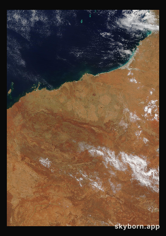 The Earth on 29 November 2020 · Pilbara, Western Australia