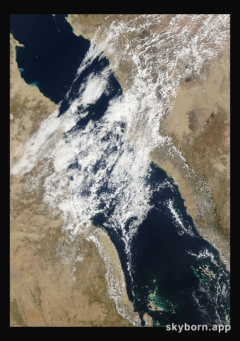 The Earth on 5 December 2020 · Red Sea