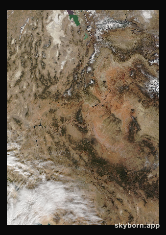 The Earth on 8 December 2020 · Colorado Plateau