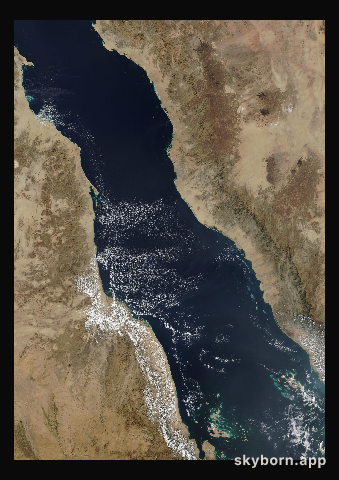 The Earth on 10 December 2020 · Red Sea