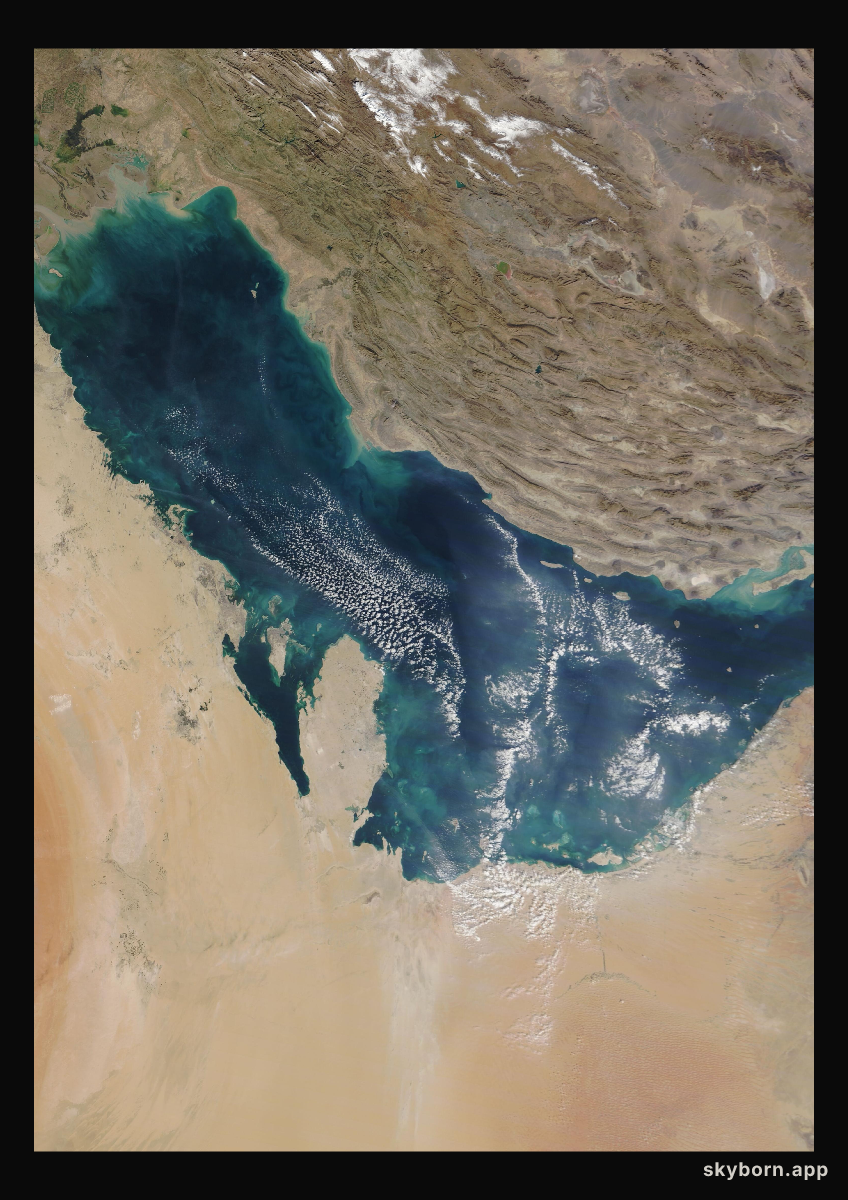The Earth on 14 December 2020 · Persian Gulf