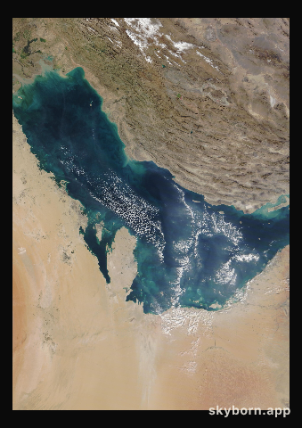 The Earth on 14 December 2020 · Persian Gulf