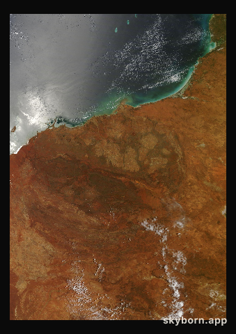 The Earth on 16 December 2020 · Pilbara, Western Australia
