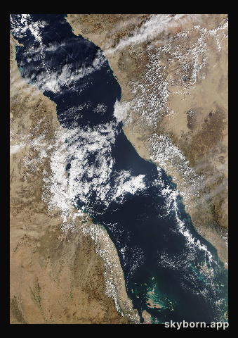The Earth on 17 December 2020 · Red Sea