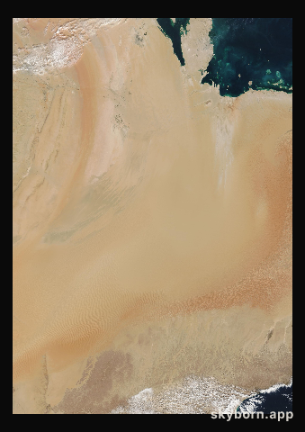 The Earth on 18 December 2020 · Empty Quarter, Arabia