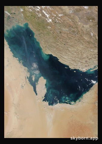 The Earth on 22 December 2020 · Persian Gulf