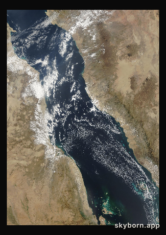 The Earth on 28 December 2020 · Red Sea
