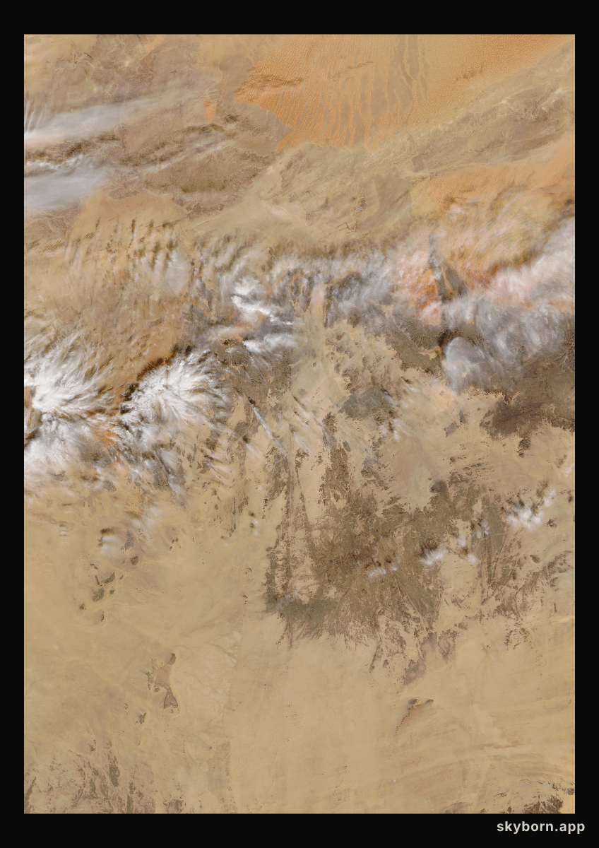 The Earth on 12 January 2021 · Sahara, Algeria