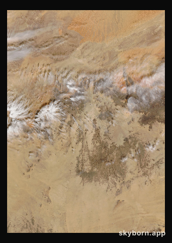 The Earth on 12 January 2021 · Sahara, Algeria