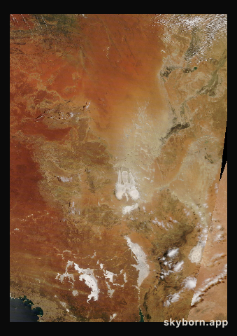 The Earth on 20 January 2021 · Lake Eyre, Australia